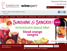Tablet Screenshot of craigswine.com